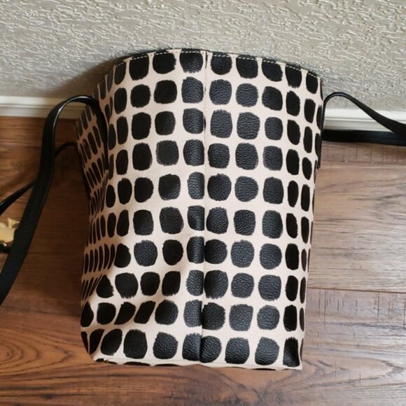 KATE SPADE NEW YOUR HAWTHORNE LANE RYAN BLACK/CREAM TOTE BAG - Picture 7 of 13